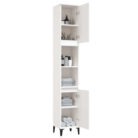 Bathroom Cabinet 30X30X190 Cm Engineered Wood
