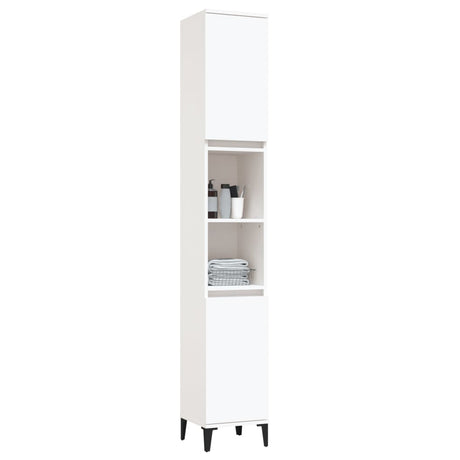 Bathroom Cabinet 30X30X190 Cm Engineered Wood