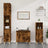 Bathroom Cabinet Concrete 65X33X60 Cm Engineered Wood