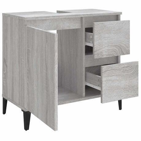 Bathroom Cabinet 65X33X60 Cm Engineered Wood