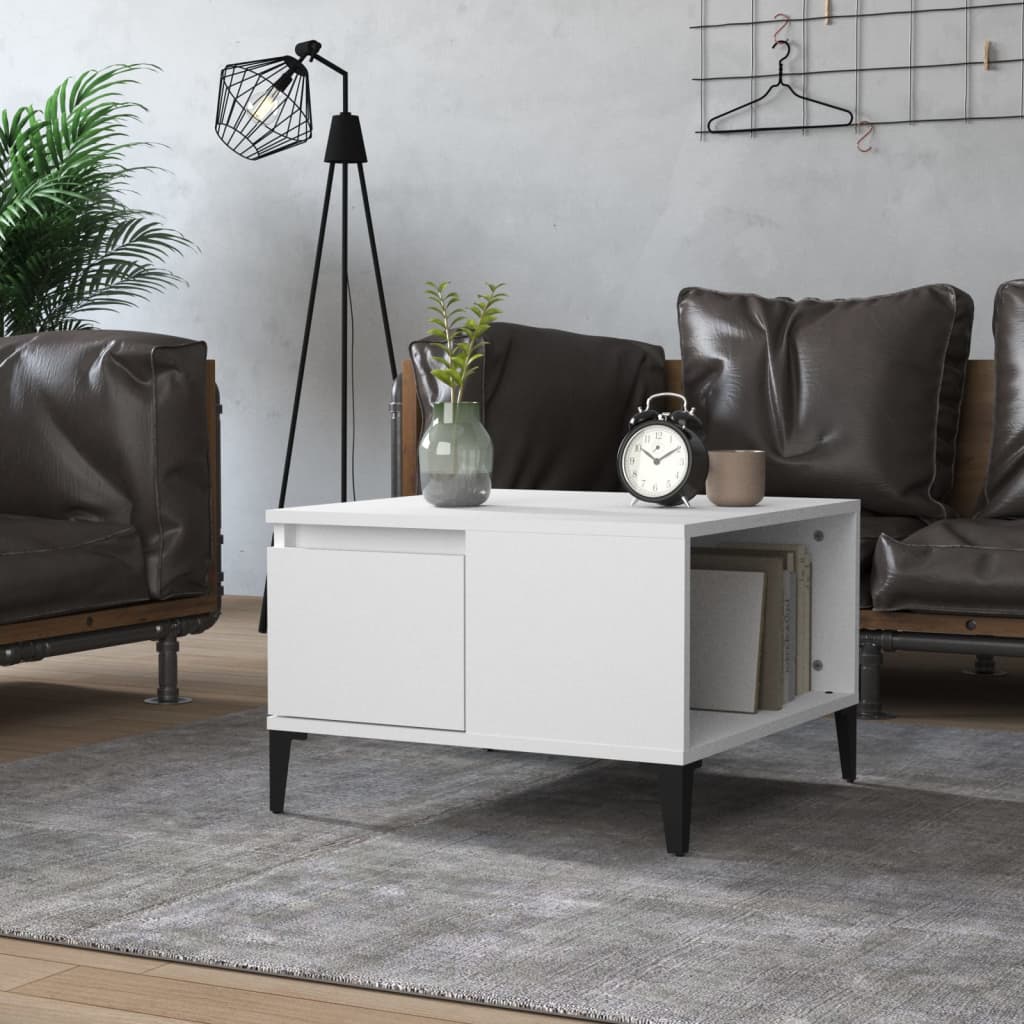 Coffee Table 55X55X36.5 Cm Engineered Wood