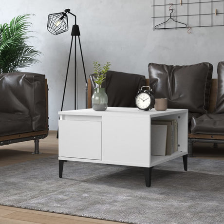 Coffee Table 55X55X36.5 Cm Engineered Wood