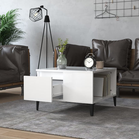 Coffee Table 55X55X36.5 Cm Engineered Wood