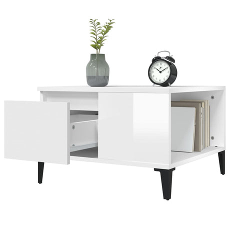 Coffee Table 55X55X36.5 Cm Engineered Wood