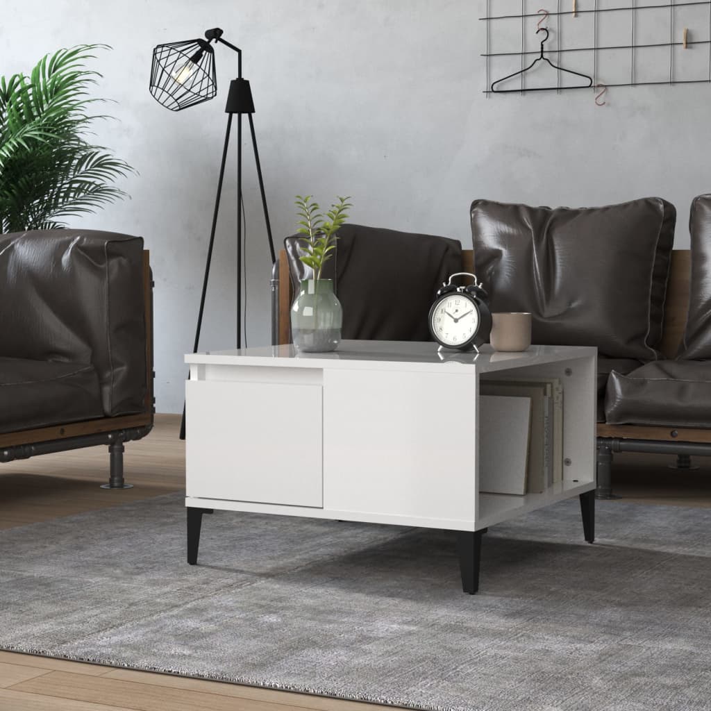 Coffee Table 55X55X36.5 Cm Engineered Wood
