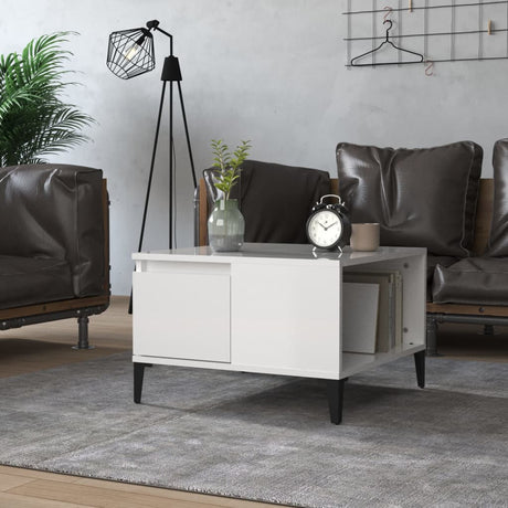 Coffee Table 55X55X36.5 Cm Engineered Wood