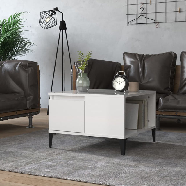 Coffee Table 55X55X36.5 Cm Engineered Wood