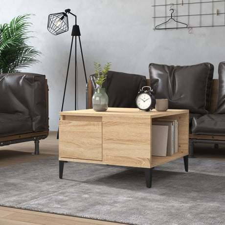 Coffee Table 55X55X36.5 Cm Engineered Wood