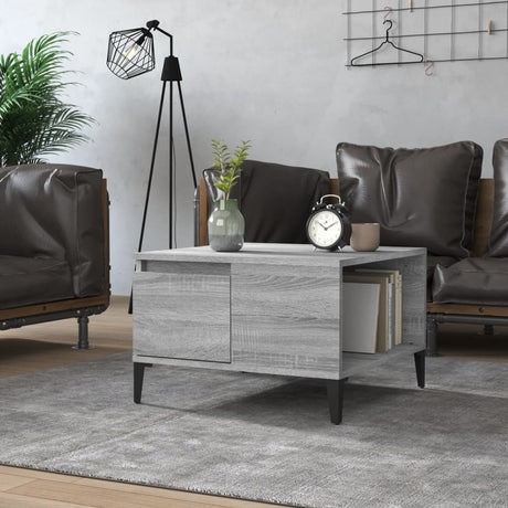 Coffee Table 55X55X36.5 Cm Engineered Wood