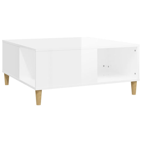 Coffee Table 80X80X36.5 Cm Engineered Wood
