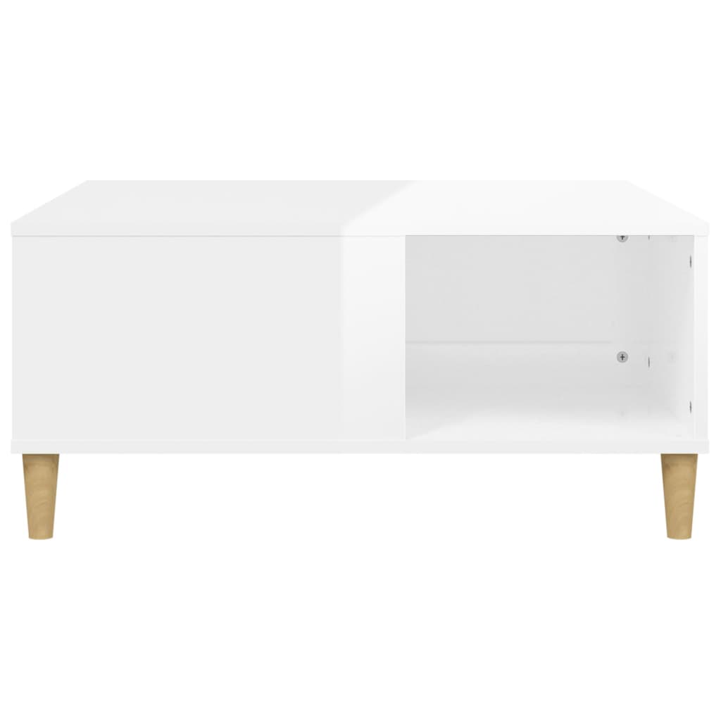 Coffee Table 80X80X36.5 Cm Engineered Wood
