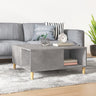 Coffee Table 80X80X36.5 Cm Engineered Wood
