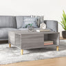 Coffee Table 80X80X36.5 Cm Engineered Wood
