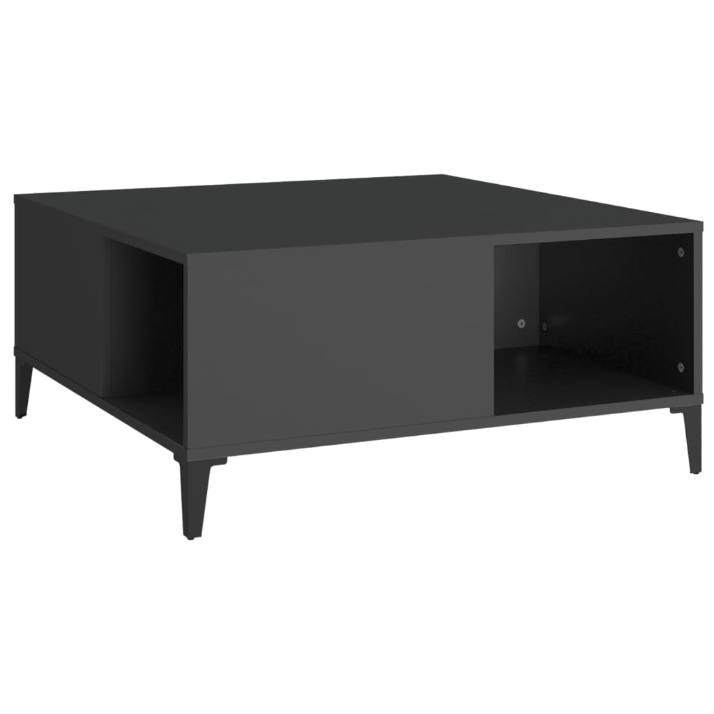 Coffee Table 80X80X36.5 Cm Engineered Wood