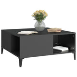 Coffee Table 80X80X36.5 Cm Engineered Wood