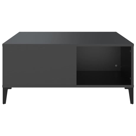 Coffee Table 80X80X36.5 Cm Engineered Wood