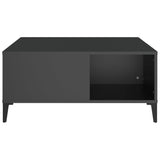 Coffee Table 80X80X36.5 Cm Engineered Wood