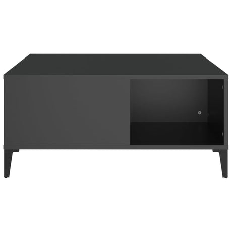 Coffee Table 80X80X36.5 Cm Engineered Wood
