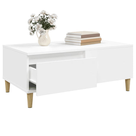 Coffee Table 90X50X36.5 Cm Engineered Wood