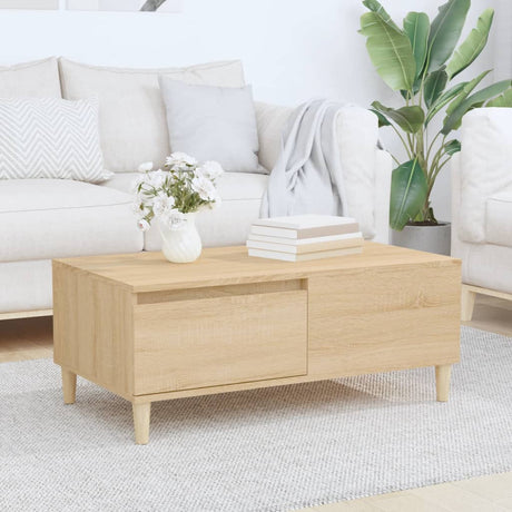 Coffee Table 90X50X36.5 Cm Engineered Wood
