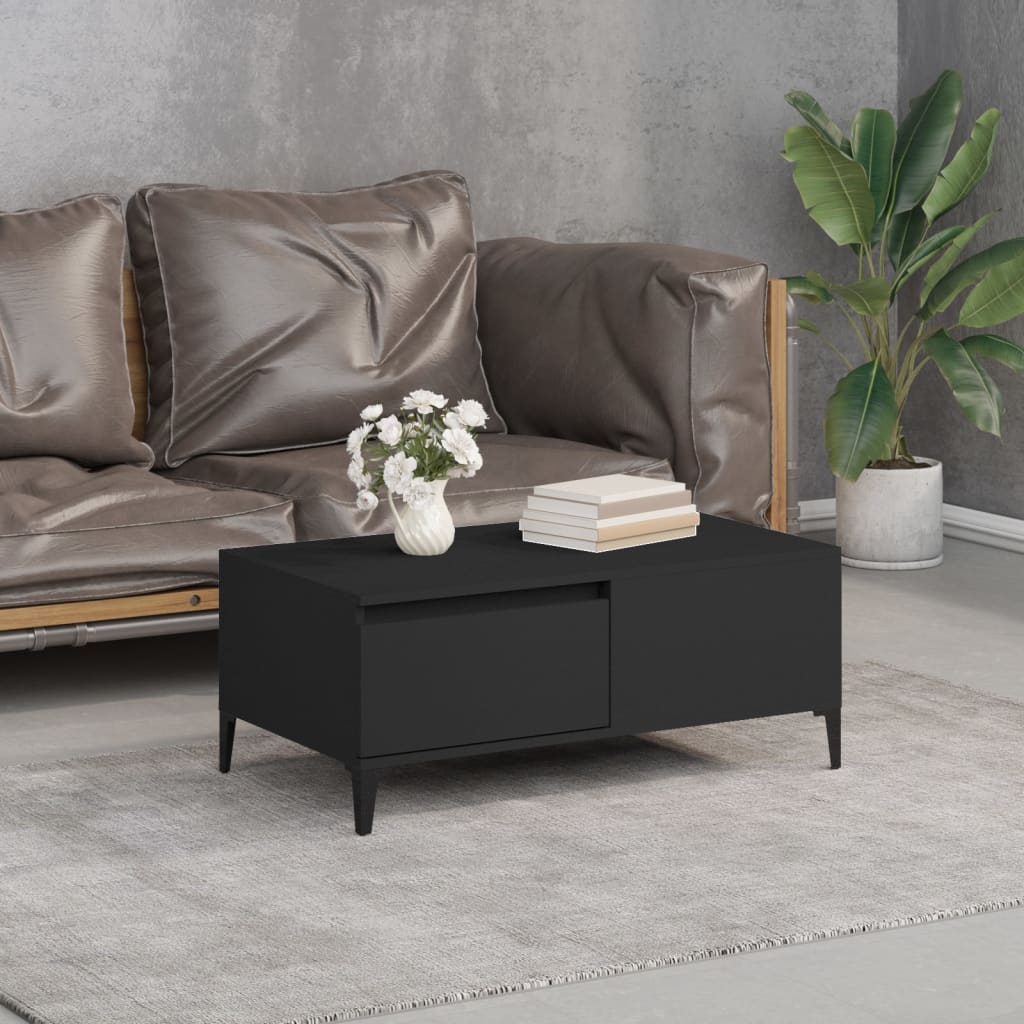 Coffee Table 90X50X36.5 Cm Engineered Wood