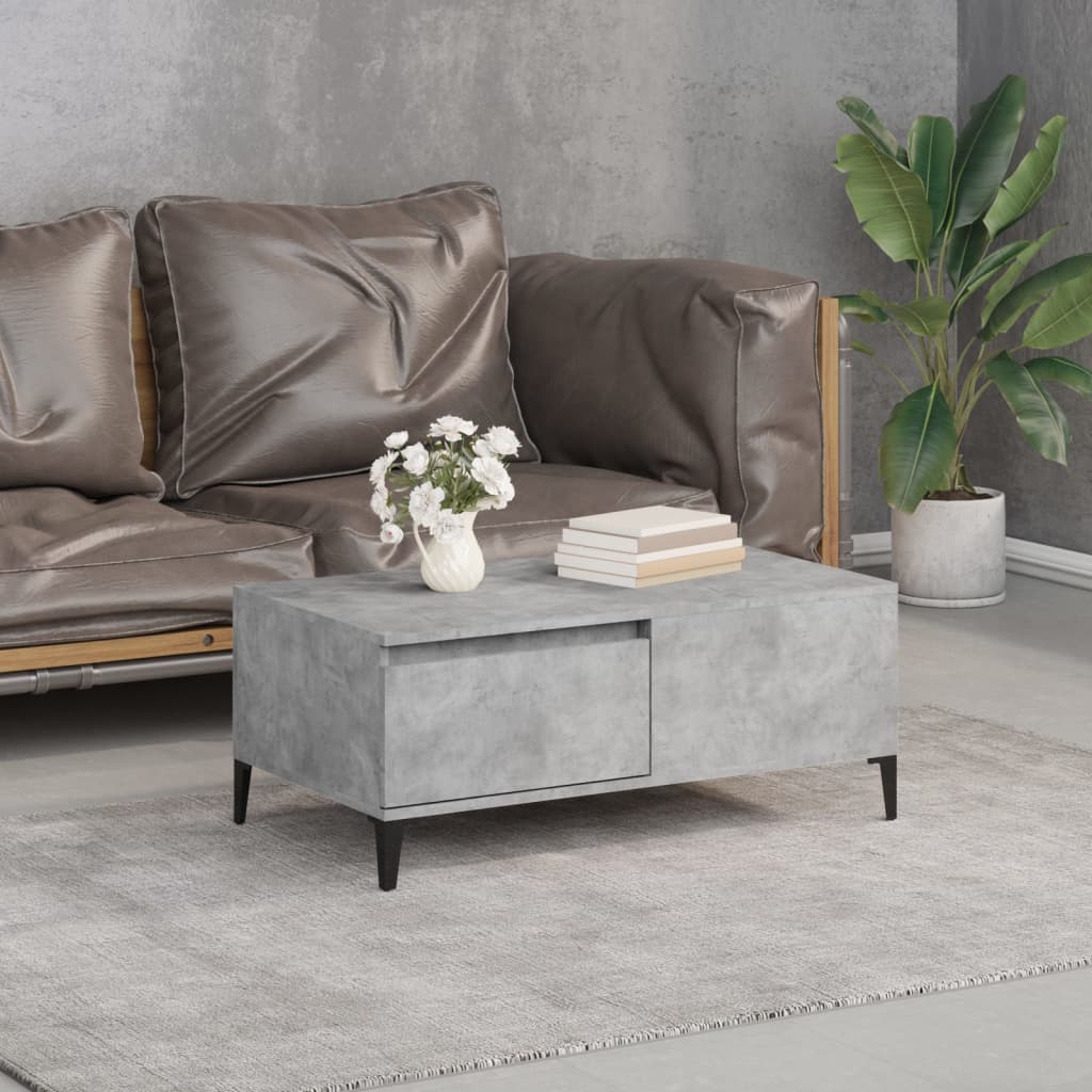 Coffee Table 90X50X36.5 Cm Engineered Wood