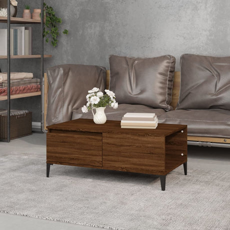Coffee Table 90X50X36.5 Cm Engineered Wood