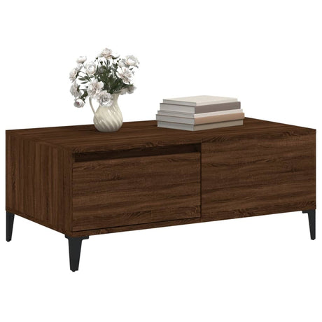 Coffee Table 90X50X36.5 Cm Engineered Wood