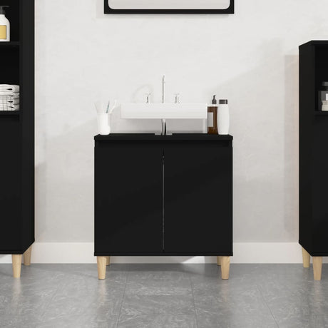 Sink Cabinet 58X33X60 Cm Engineered Wood