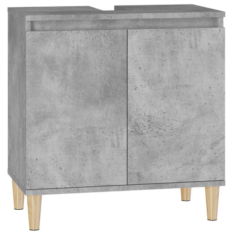 Sink Cabinet 58X33X60 Cm Engineered Wood