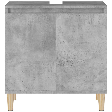 Sink Cabinet 58X33X60 Cm Engineered Wood