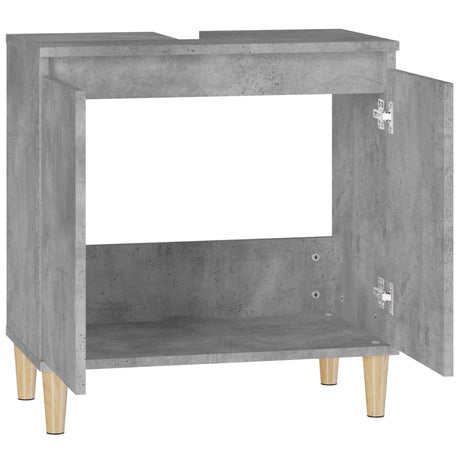 Sink Cabinet 58X33X60 Cm Engineered Wood