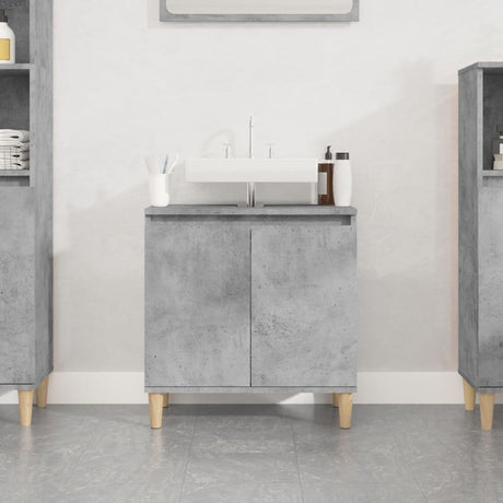 Sink Cabinet 58X33X60 Cm Engineered Wood
