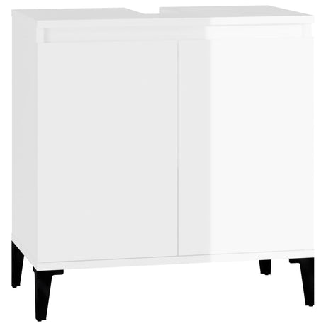 Sink Cabinet 58X33X60 Cm Engineered Wood