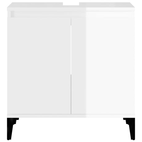 Sink Cabinet 58X33X60 Cm Engineered Wood