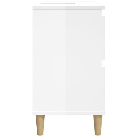 Sink Cabinet 80X33X60 Cm Engineered Wood
