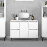 Sink Cabinet 80X33X60 Cm Engineered Wood