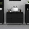 Sink Cabinet 80X33X60 Cm Engineered Wood