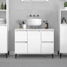 Sink Cabinet 80X33X60 Cm Engineered Wood