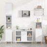 Sink Cabinet 80X33X60 Cm Engineered Wood