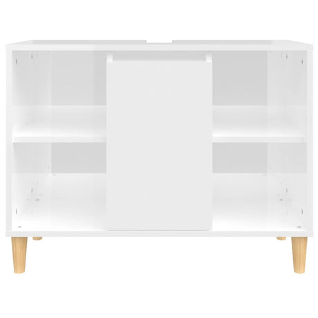 Sink Cabinet 80X33X60 Cm Engineered Wood