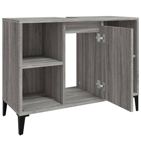 Sink Cabinet 80X33X60 Cm Engineered Wood