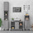 Sink Cabinet 80X33X60 Cm Engineered Wood