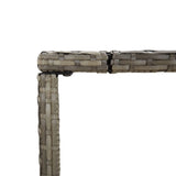 Bar Table With Glass Top Poly Rattan