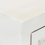 Sideboard White 55X30X90 Cm Solid Wood Acacia