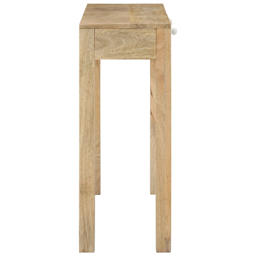 Console Table 110X30X75 Cm Solid Bleached Wood Mango