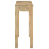 Console Table 110X30X75 Cm Solid Bleached Wood Mango