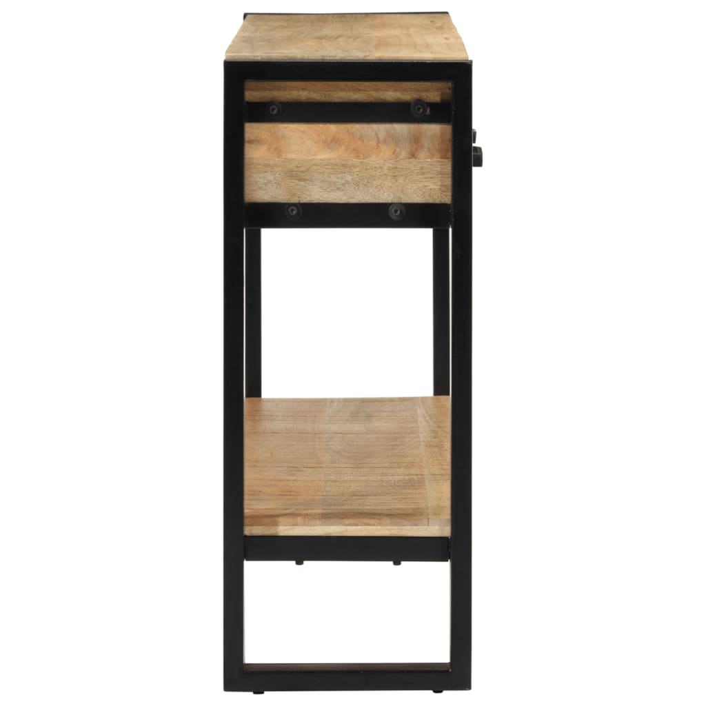 Console Table 110X30X76 Cm Solid Rough Wood Mango