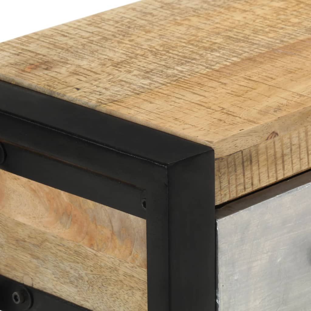 Console Table 110X30X76 Cm Solid Rough Wood Mango