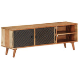 Tv Cabinet 112X30X40 Cm Solid Wood Acacia